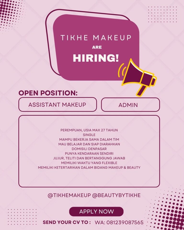 Lowongan Pekerjaan di Tikhe Makeup, Denpasar, Bali