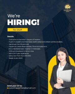 Lowongan Pekerjaan di Golden Oak Group, Renon, Bali