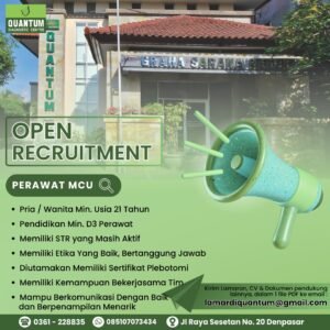 Lowongan Pekerjaan di Quantum Diagnostic Centre Denpasar untuk Berbagai Posisi