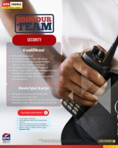Lowongan Pekerjaan di BPR Indra untuk Posisi Driver, Loan Officer, dan Security