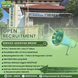Lowongan Pekerjaan di Quantum Diagnostic Centre Denpasar untuk Berbagai Posisi