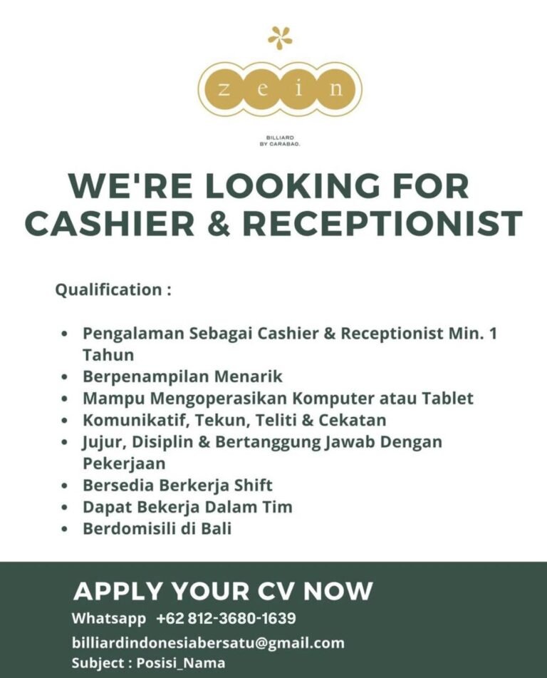 Lowongan Pekerjaan di Billiard by Carabao Bali