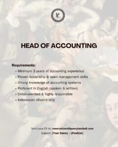 Lowongan Pekerjaan di Penny Lane Bali