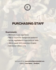 Lowongan Pekerjaan di Penny Lane Bali