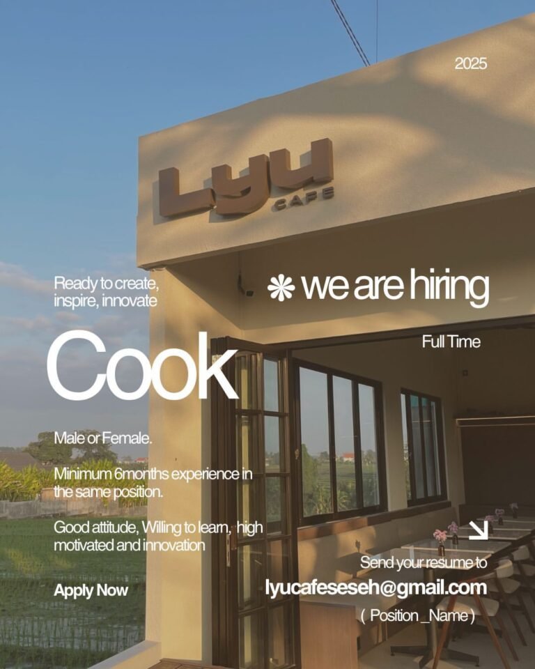 Lowongan Pekerjaan Cook di Cape Seseh