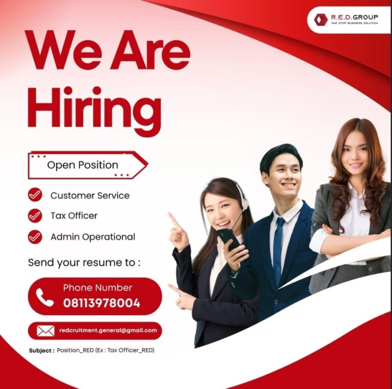 Lowongan Pekerjaan di R.E.D. GROUP