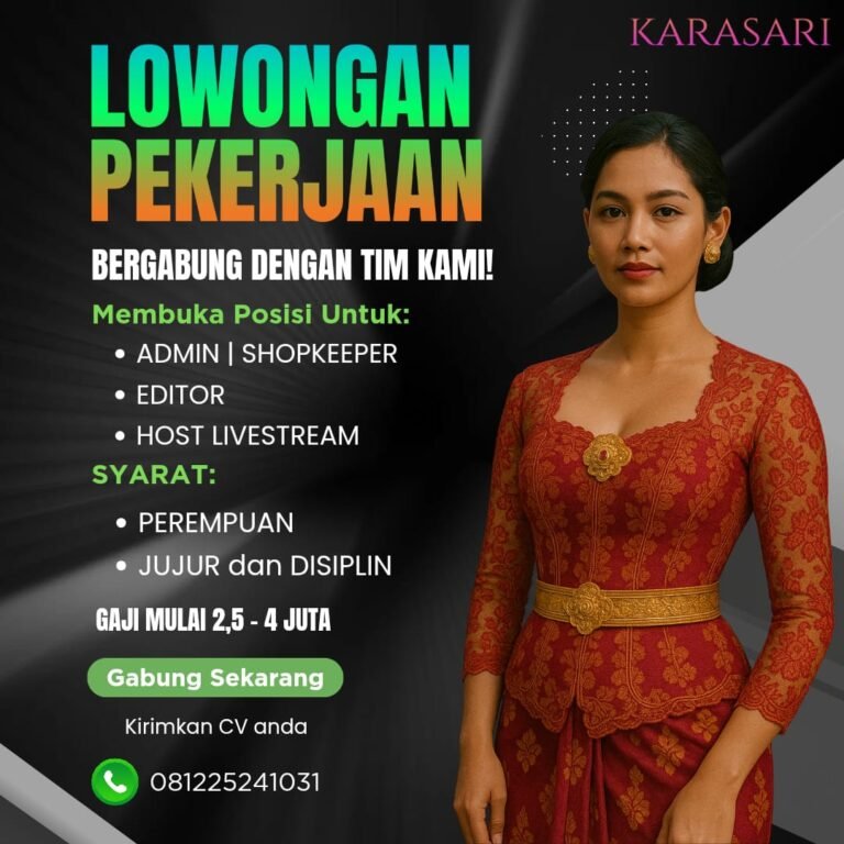 Lowongan Pekerjaan di Karasari