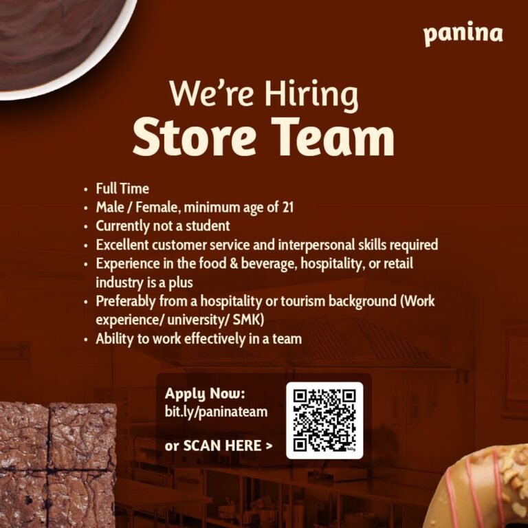 Lowongan Pekerjaan Store Team di Panina