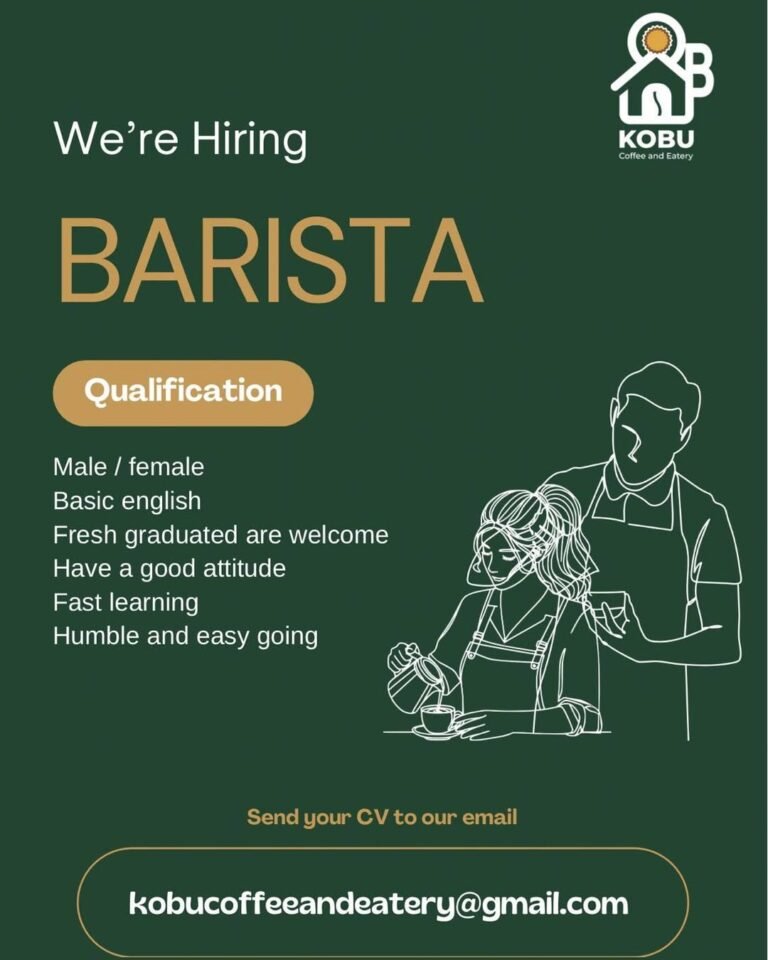 Lowongan Pekerjaan Barista di KOBU Coffee and Eatery