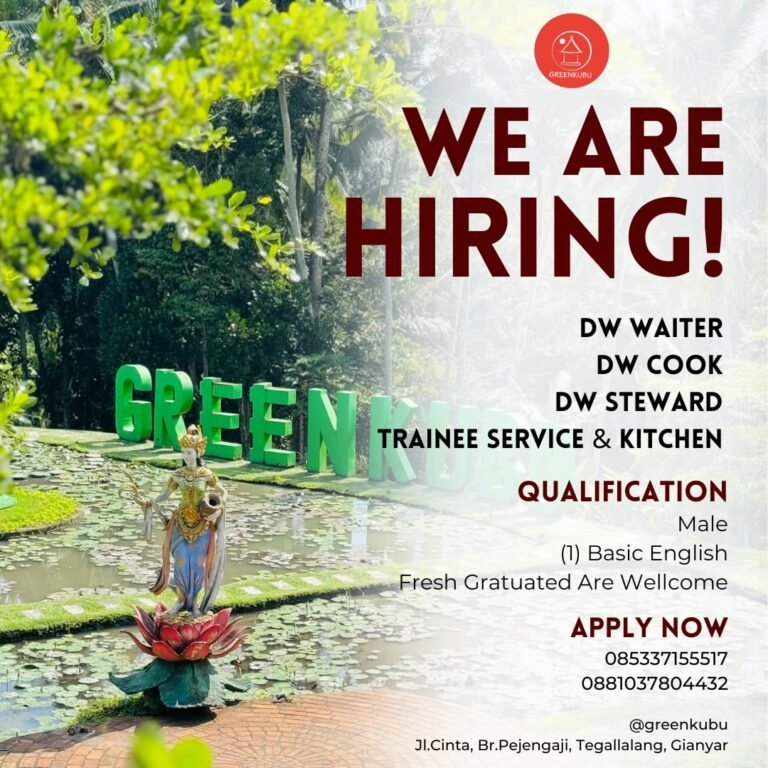 Lowongan Pekerjaan di Greenkubu Tegallalang