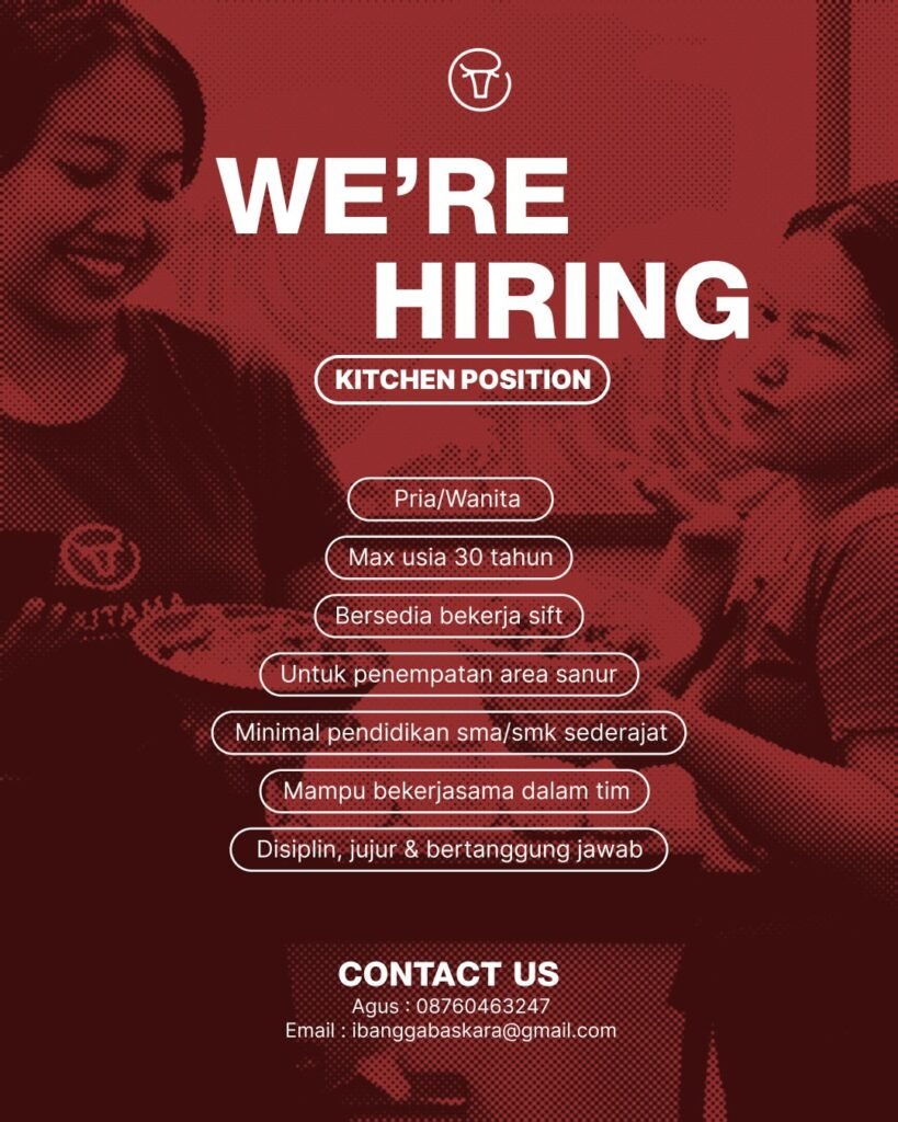 Lowongan Pekerjaan Kitchen di Sanur