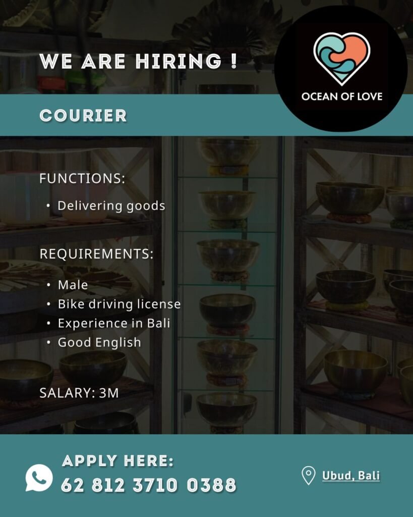 Lowongan Pekerjaan Courier di Ocean of Love Ubud