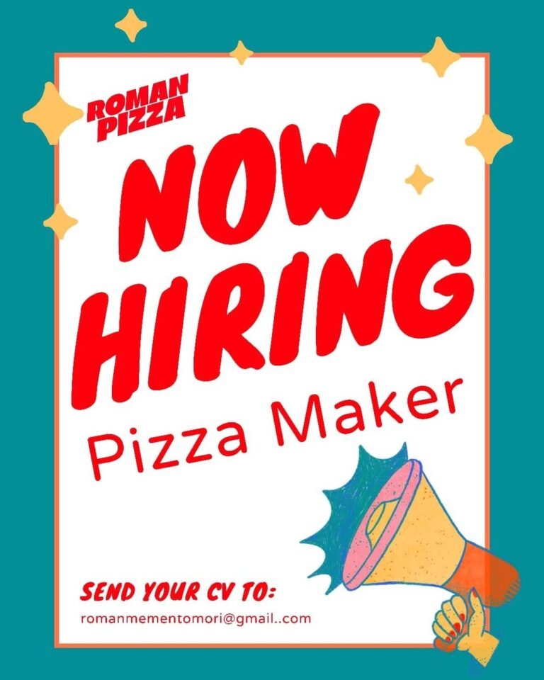 Lowongan Pekerjaan Pizza Maker di Roman Pizza