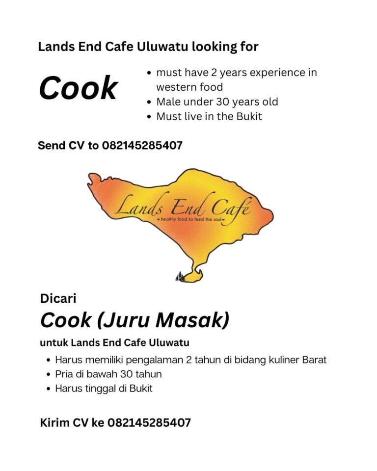 Lowongan Pekerjaan Cook di Lands End Cafe Uluwatu