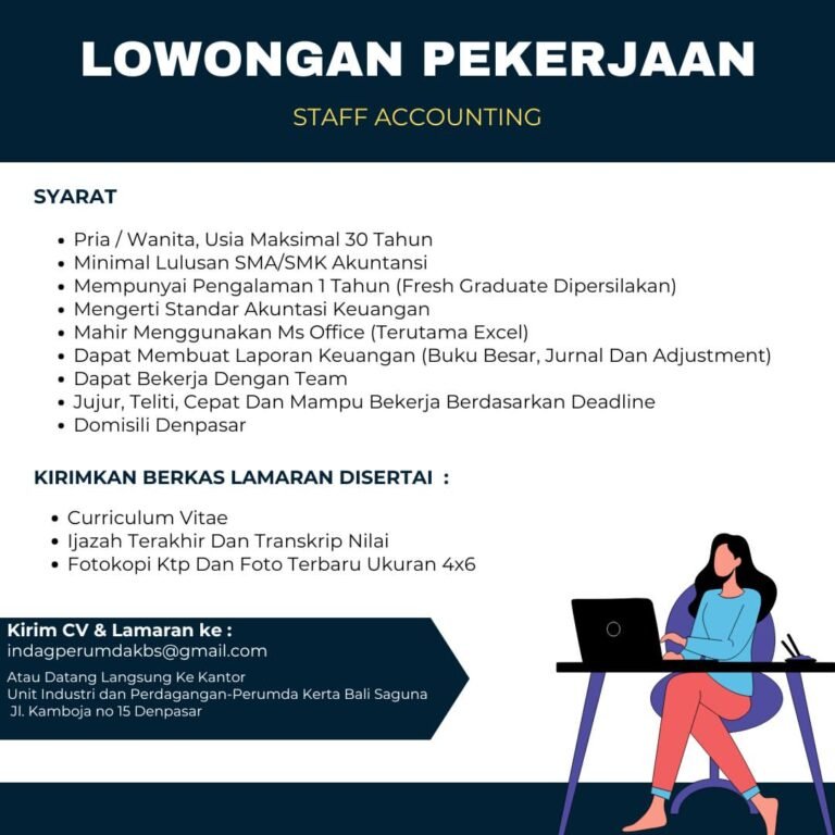 Lowongan Pekerjaan di Perumda Kerta Bali Saguna Denpasar