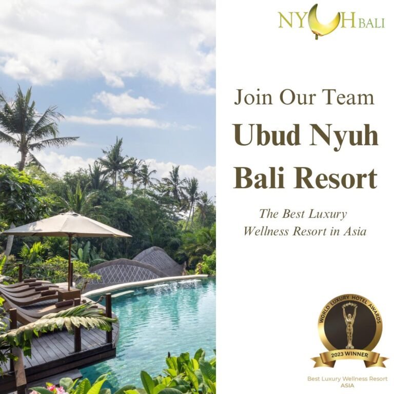 Lowongan Pekerjaan Spa Therapist, Front Officer, dll di Ubud Nyuh Bali Resort