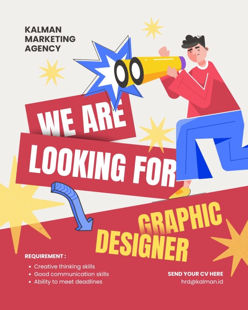 Lowongan Pekerjaan Graphic Designer di Kalman Marketing Agency