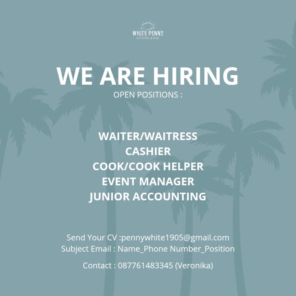 Lowongan Pekerjaan di White Penny Kitchen & Bar