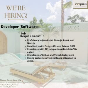 Lowongan Pekerjaan Villa Host, Housekeeping, Developer, dll di Icopian Bali