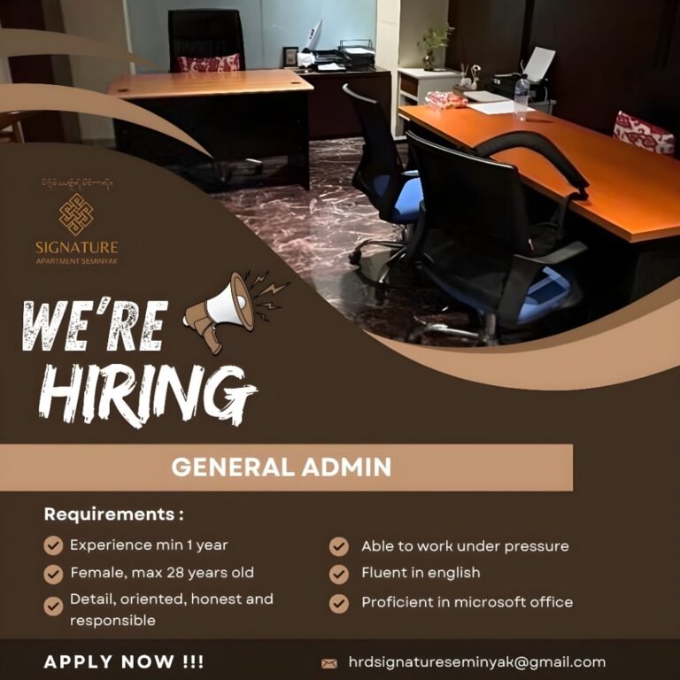 Lowongan Pekerjaan General Admin di Signature Apartment Seminyak