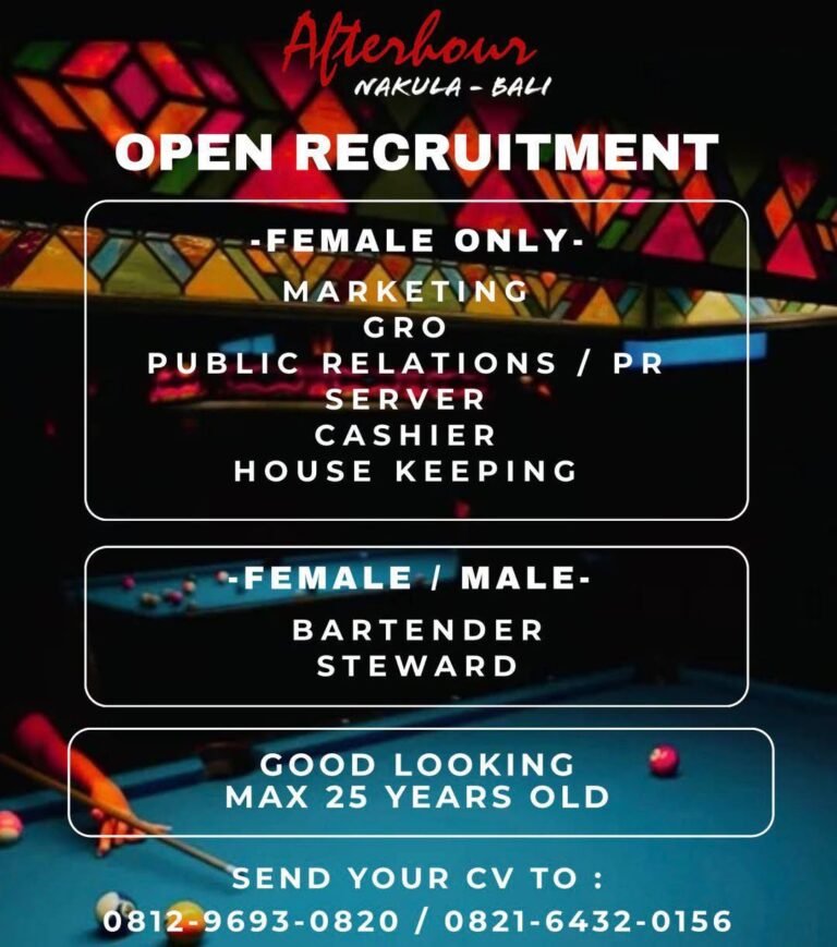 Lowongan Pekerjaan di Afterhour Nakula Bali