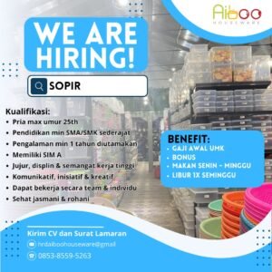 Lowongan Pekerjaan di Aiboo Houseware