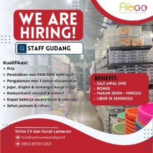 Lowongan Pekerjaan di Aiboo Houseware