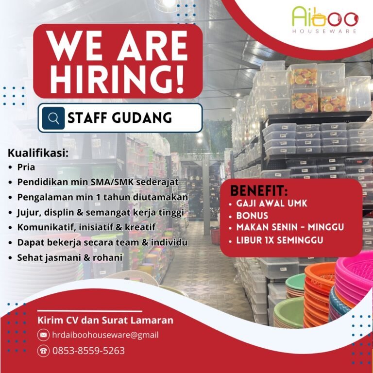 Lowongan Pekerjaan di Aiboo Houseware