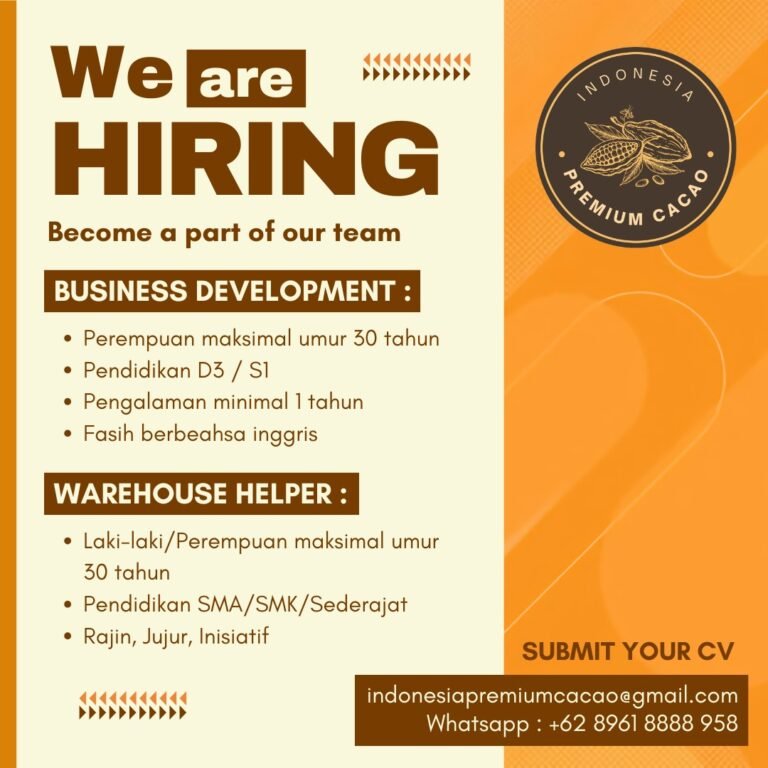 Lowongan Pekerjaan di Indonesia Premium Cacao