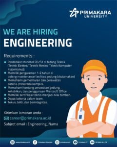 Lowongan Pekerjaan Primakara University Bali