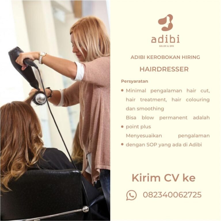Lowongan Pekerjaan Hairdresser di Adibi Salon & Spa Kerobokan
