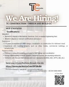 Lowongan Pekerjaan TC Construction Bali