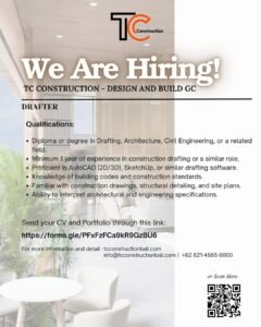 Lowongan Pekerjaan TC Construction Bali