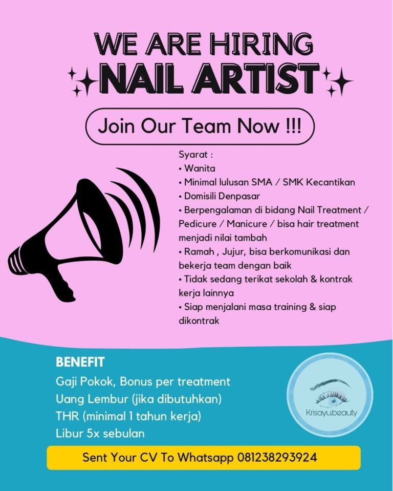Lowongan Pekerjaan Nail Artist di Krisayubeauty Denpasar
