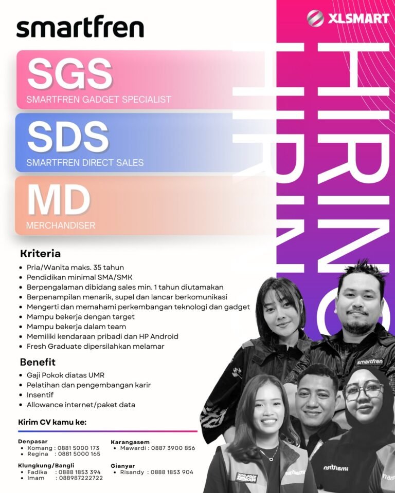Lowongan Pekerjaan di Smartfren Bali