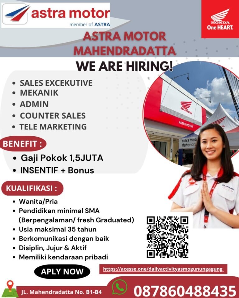 Lowongan Pekerjaan Astra Motor Denpasar