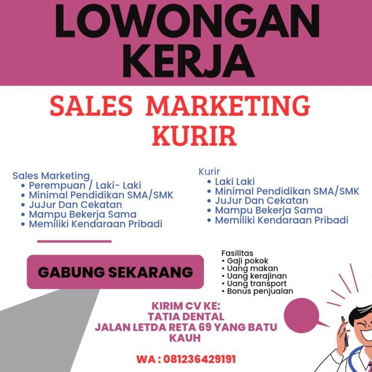 Lowongan Pekerjaan di Tatia Dental Denpasar