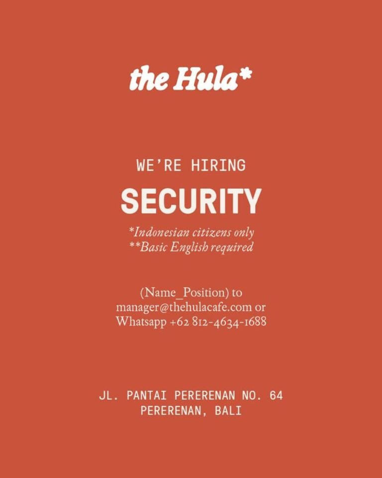 Lowongan Pekerjaan Security di The Hula Pererenan
