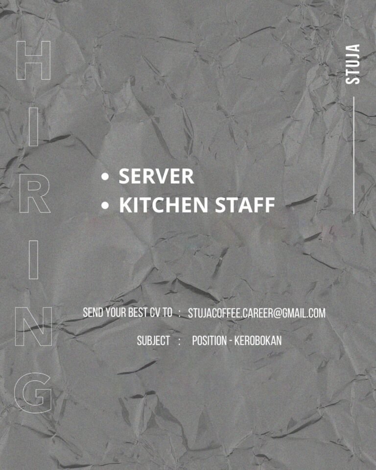 Lowongan Pekerjaan di STUJA (Kerobokan, Bali, Nelu)