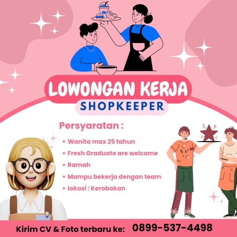 Lowongan Pekerjaan Shopkeeper di Kerobokan