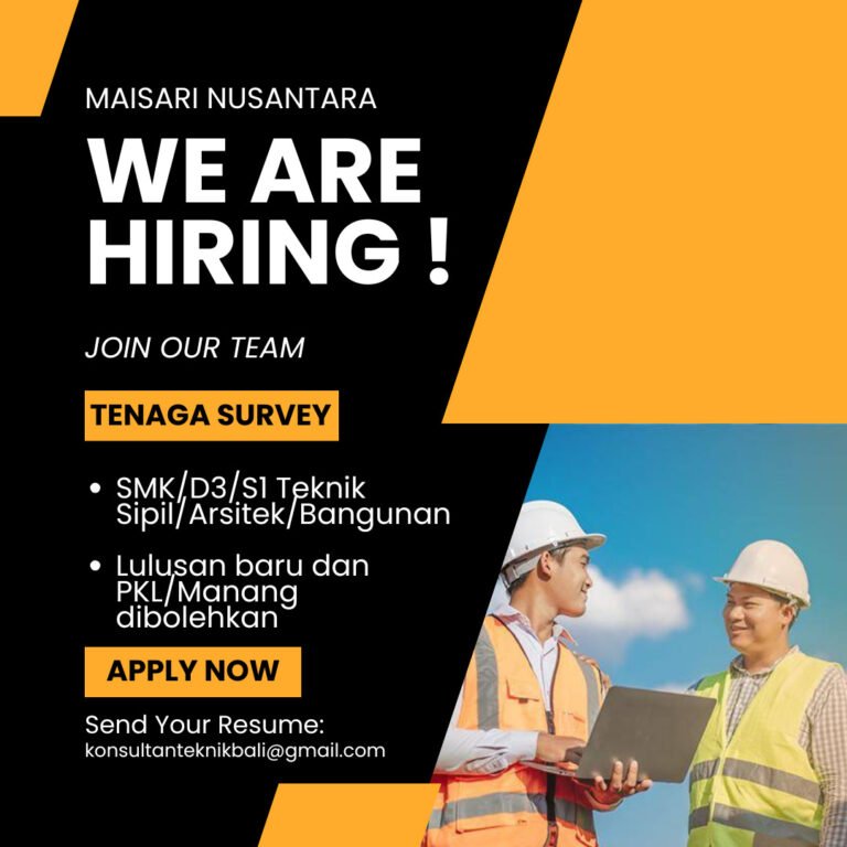 Lowongan Pekerjaan Tenaga Survey di Maisari Nusantara