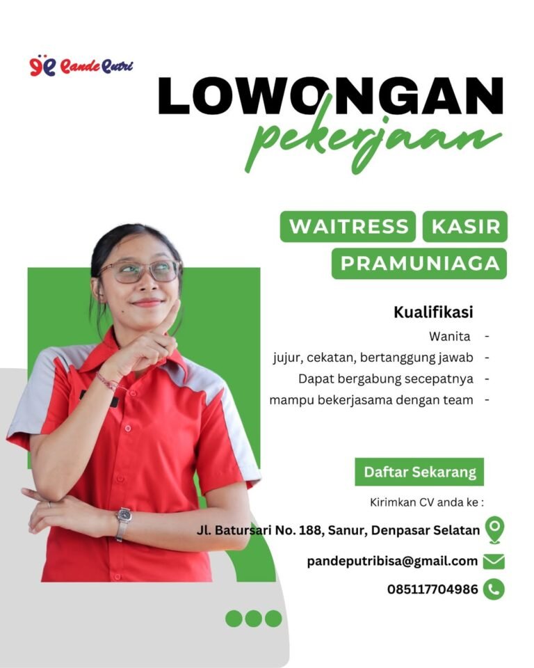 Lowongan Pekerjaan De Cande Lutri Denpasar