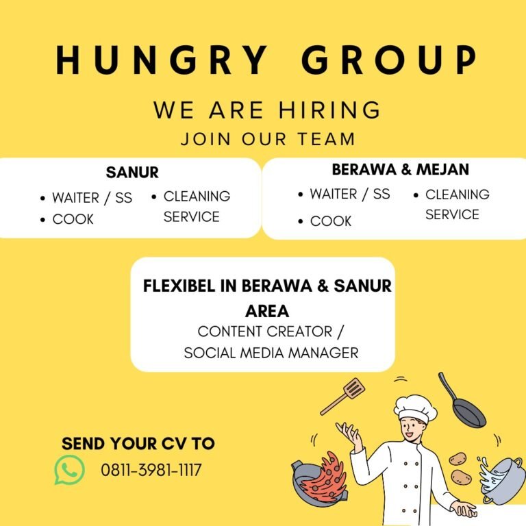 Lowongan Pekerjaan Hungry Group Bali