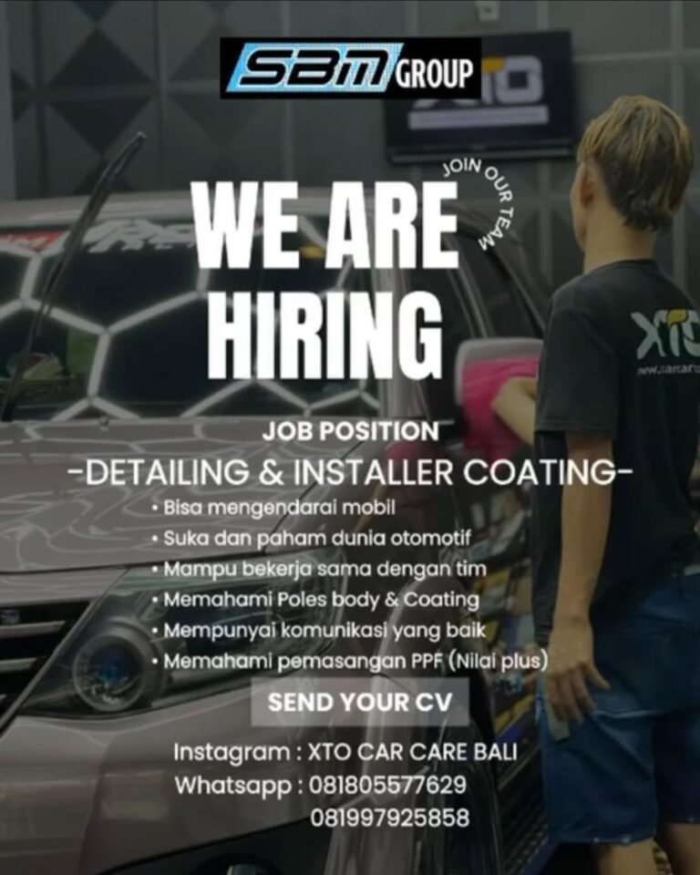 Lowongan Pekerjaan di SBM Group Bali