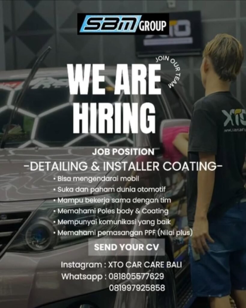 Lowongan Pekerjaan di SBM Group Bali