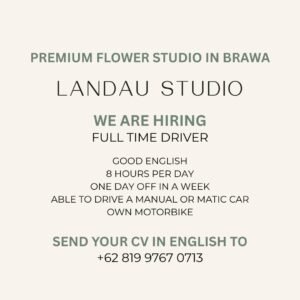 Lowongan Pekerjaan Driver di Landau Studio Berawa