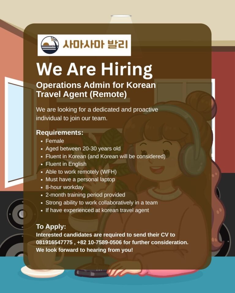 Lowongan Pekerjaan Operations Admin di Samasama Bali