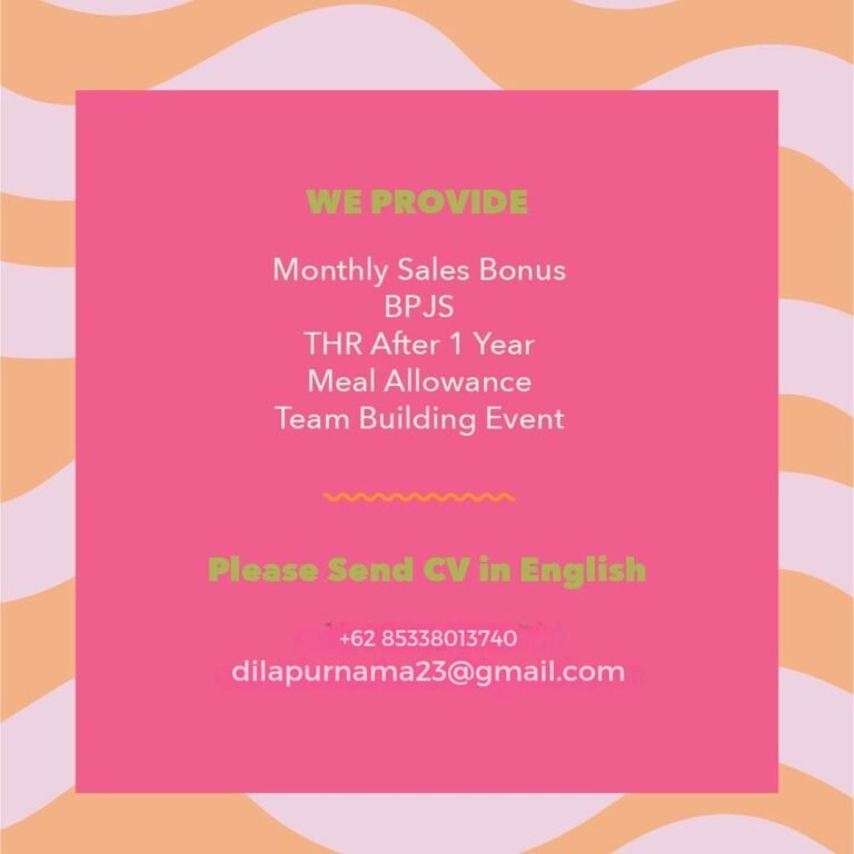 Lowongan Pekerjaan Retail Assistant di Seaside Stories Uluwatu