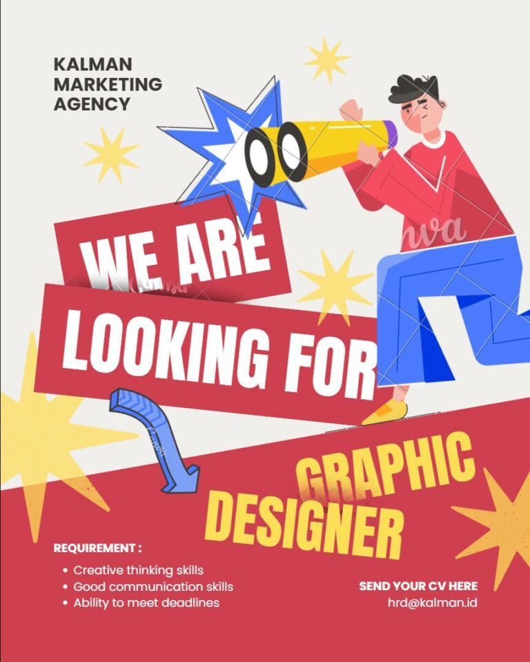Lowongan Pekerjaan Graphic Designer di Kalman Marketing Agency Bali