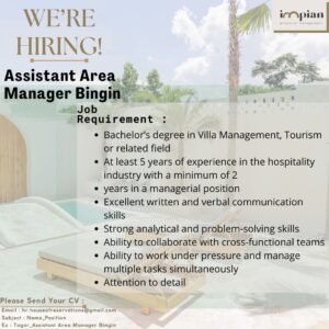 Lowongan Pekerjaan di Icopian Property Management